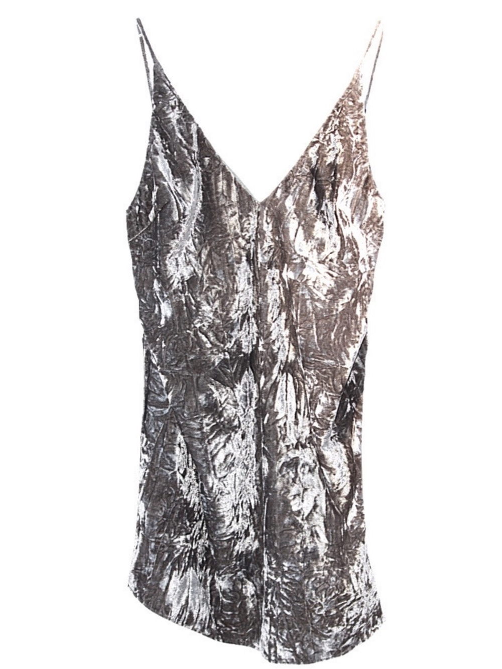 Ecru Studios Crushed Velvet Dress
